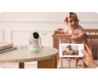 MOMCOZY Niania elektroniczna BM03, 5,5", 1080P FULL HD - 1595007 - zdjęcie 4